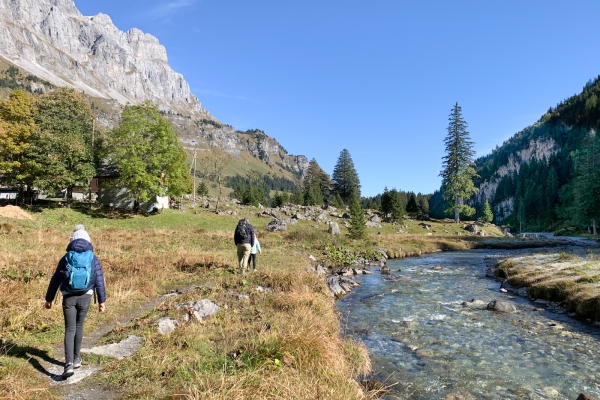 Randonnée vers le col du Klausen