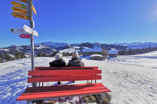 Gesperrt: Schneeschuhrunde im Toggenburg