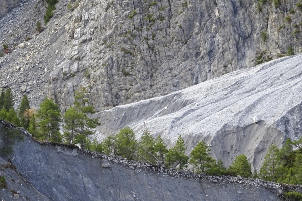 Unwetterschäden im Val S-Charl