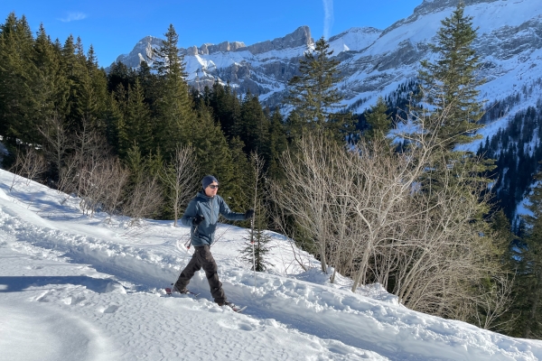 Winteridylle am Col du Pillon