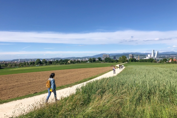 Über das Bruederholz nach Basel