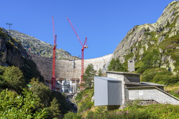 Entre agitation et calme au col du Grimsel