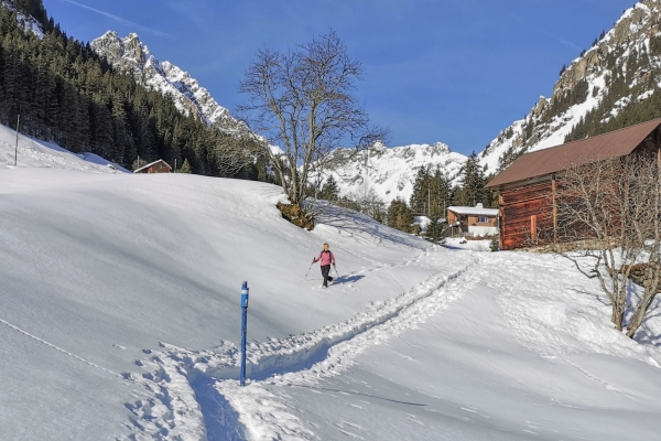 Schneeschuhtour hoch über dem Urner Reusstal