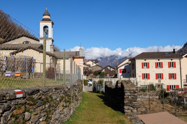 Über die Strada Romana am Monte Ceneri