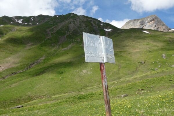 Unterwegs zum wilden Schnittlauch in Samnaun
