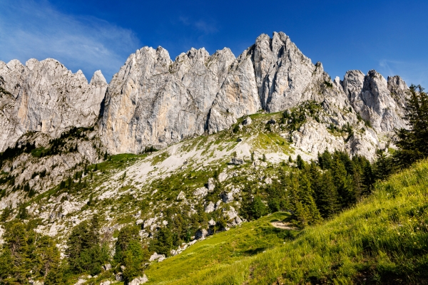 In der felsigen Landschaft der Gastlosen