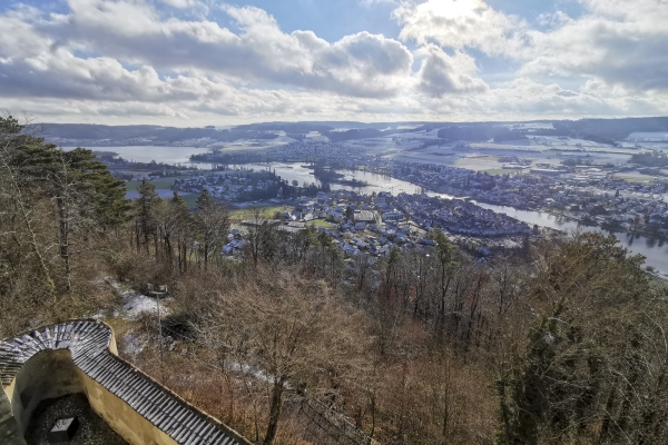 Zur Burg Hohenklingen bei Stein am Rhein