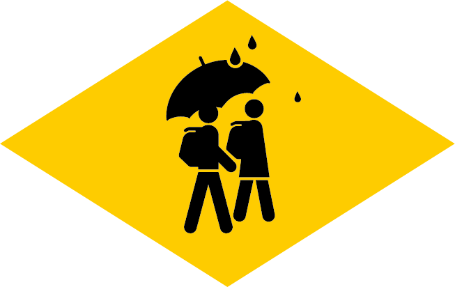 Rombo «Escursioni sotto la pioggia»