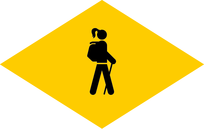 Losange «Randonneuse»