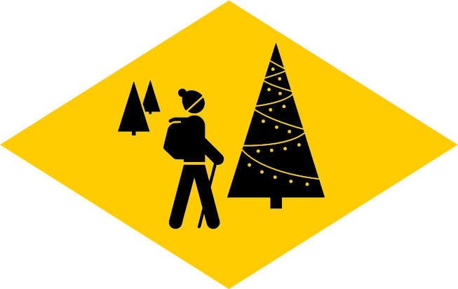 Losange «Joyeux Noël»