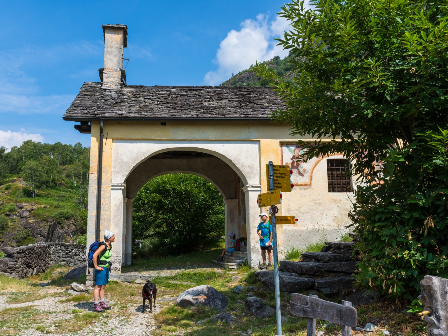 Castagne, scale e rustici in Ticino