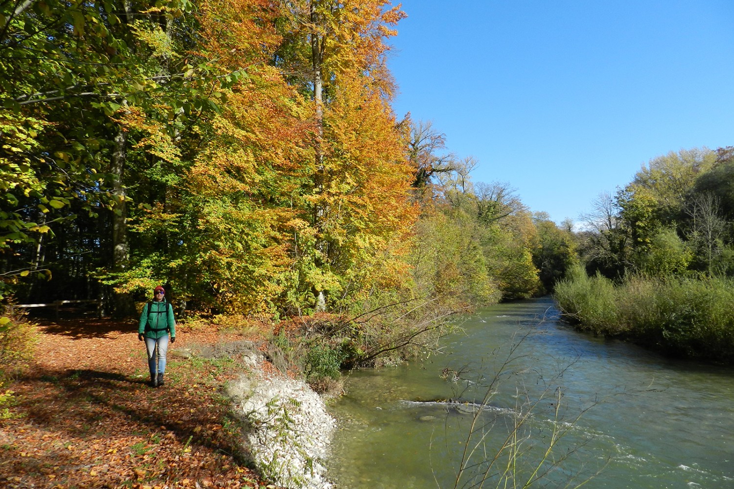 L'Aubonne lädt zum Durchschnaufen ein. Bilder: Patricia Michaud 