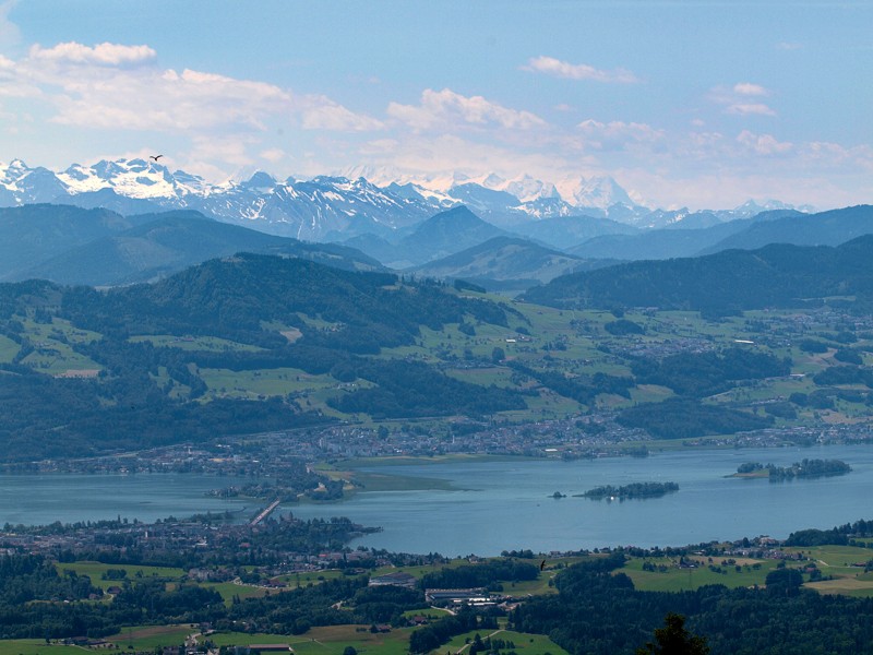 Vista del lago di Zurigo. Foto: messa a disposizione