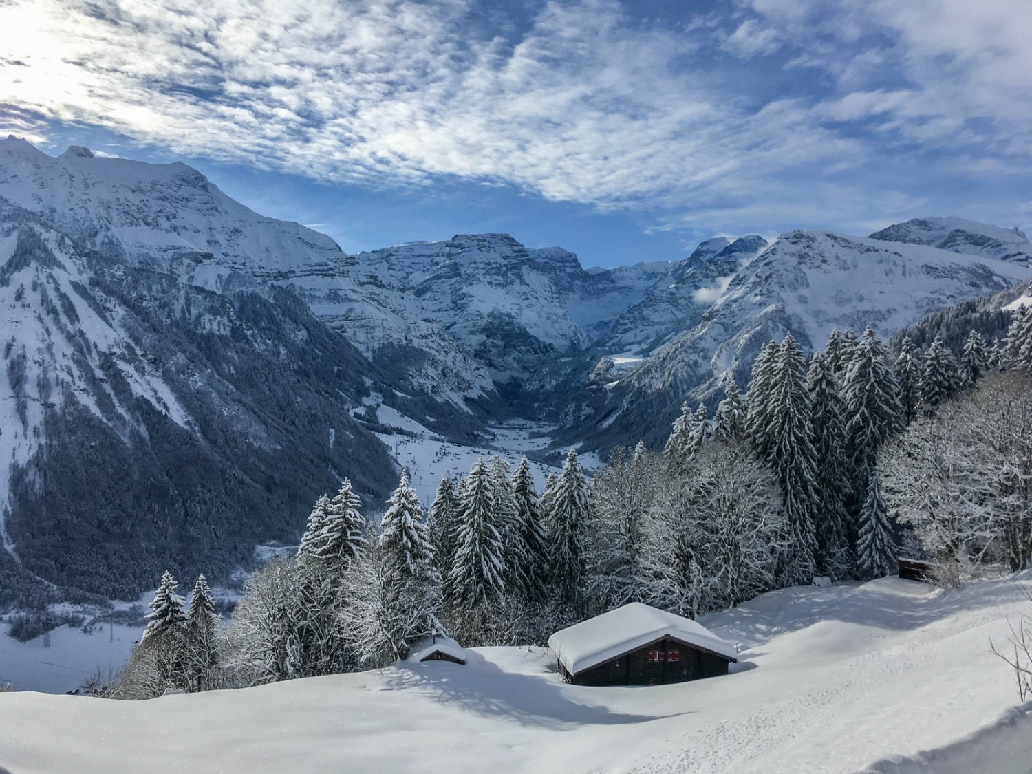 Bezaubernde Aussicht in die Glarner Alpen. Bild: Claudia Peter