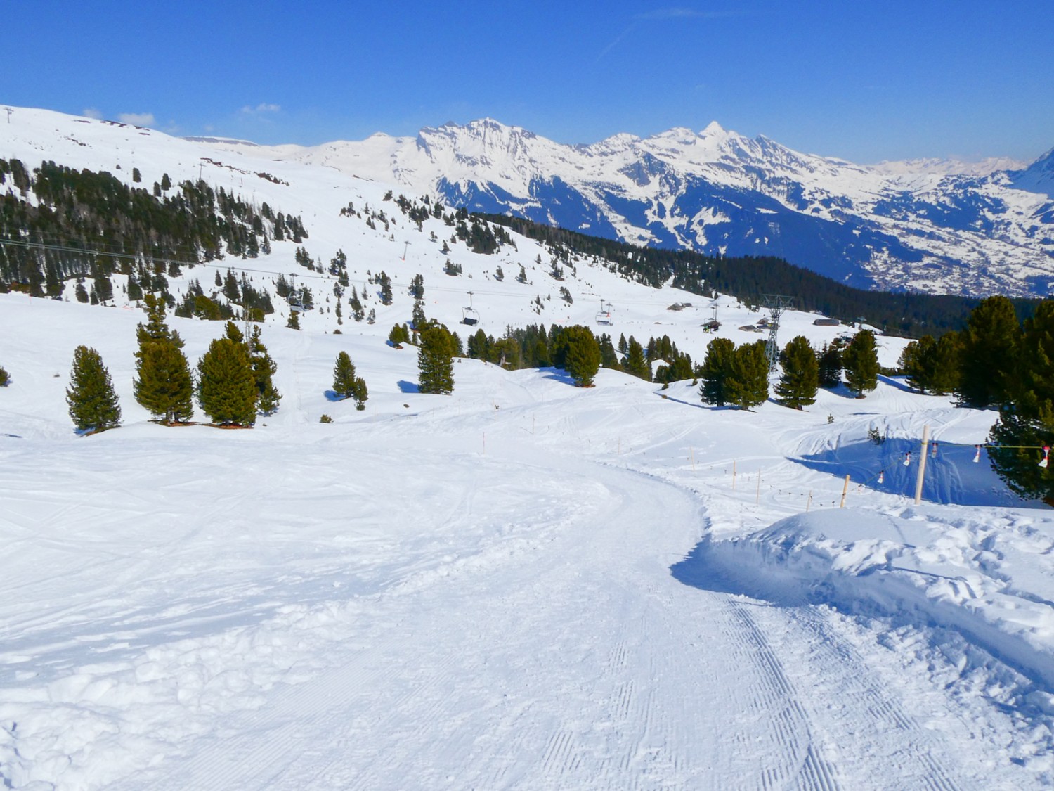 Blick zurück auf Grindelwald beim Aufstieg zur Kleinen Scheidegg. Rémy Kappeler