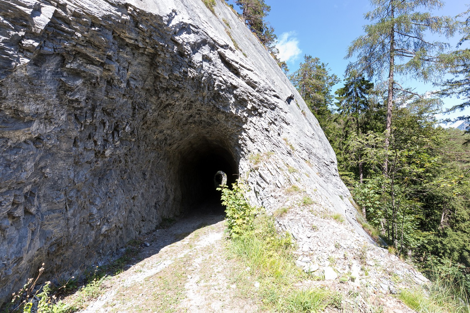 Tunnel zwischen Bärenhag und Curtanätsch.