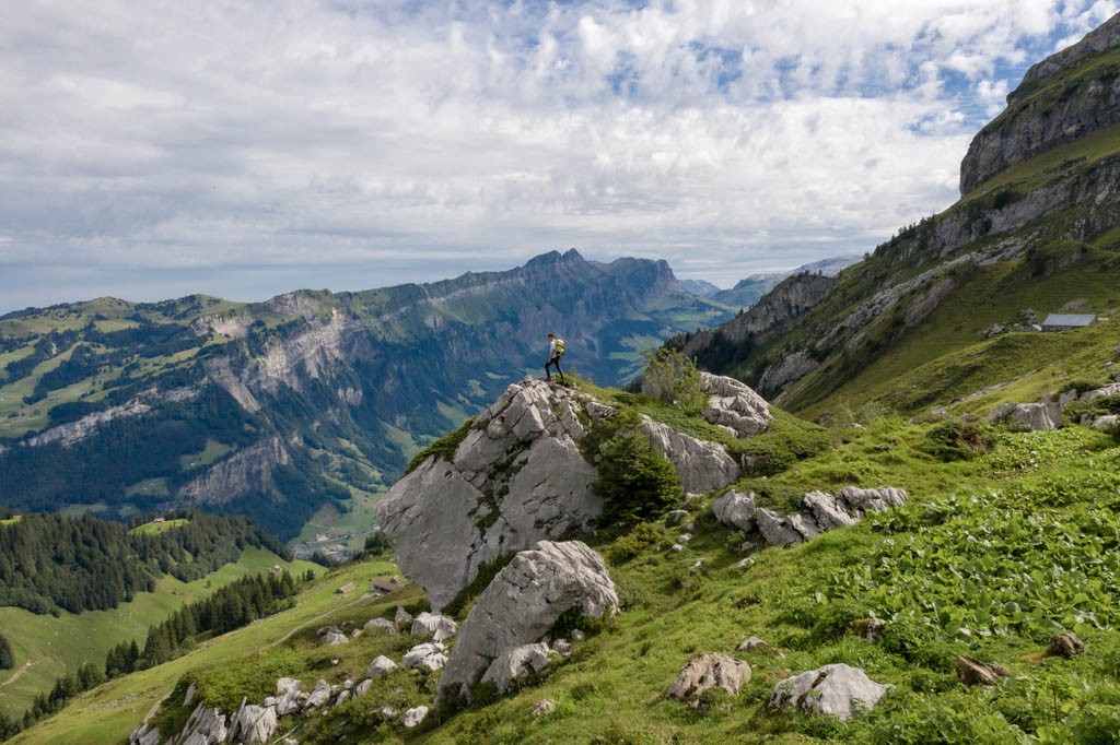 Einatmen und die Aussicht geniessen. Bild: Jon Guler