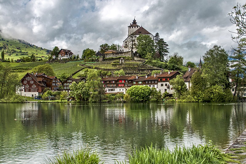 Städtli e castello di Werdenberg. Foto: Associazione «I castelli svizzeri»

