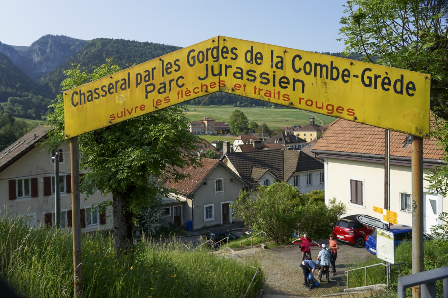 Willkommen in Villeret, dem Ausgangspunkt der Schluchttour. Bild: Reto Wissmann