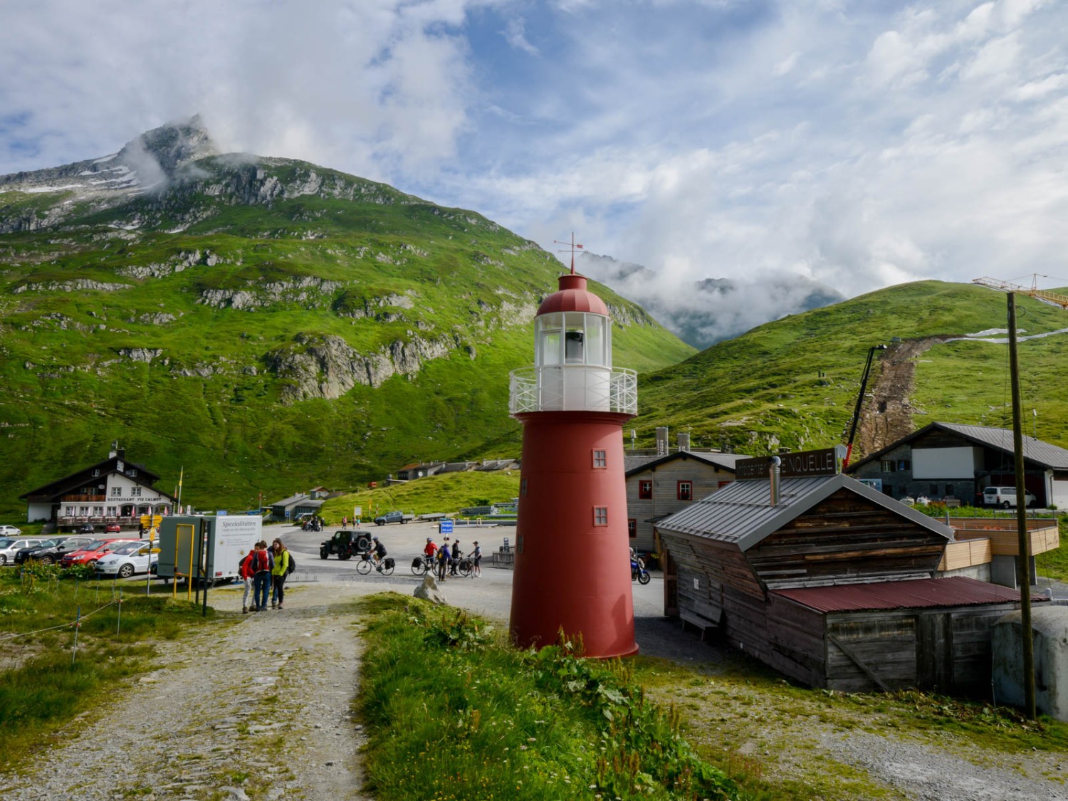 Der einzige Leuchtturm der Alpen steht auf dem Oberalppass. Bild: Daniel Fuchs
