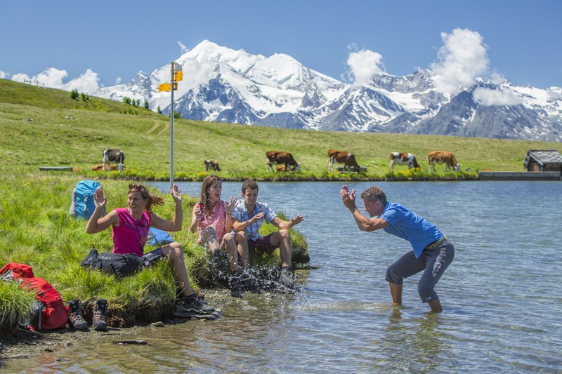 Une fraîcheur bienvenue au lac de Gebidem.
Photo: Christof Sonderegger