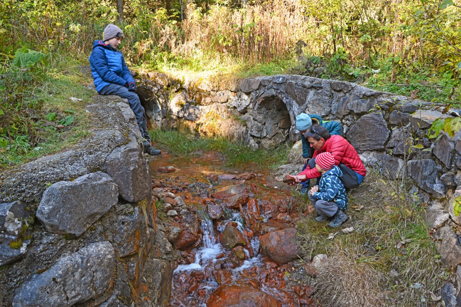 C’est ici que l’eau arrive à la surface. Photo: natur-welten.ch