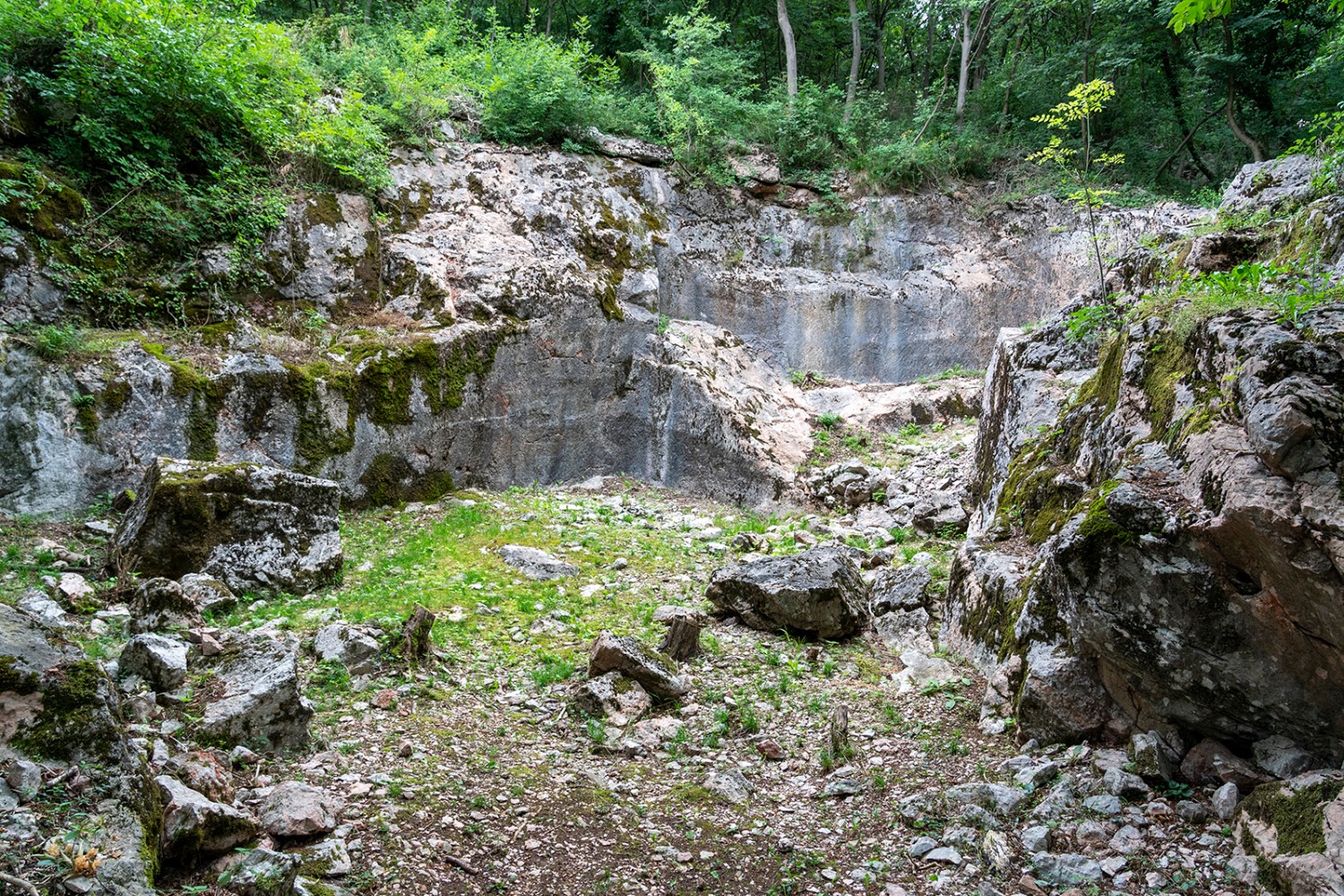 Le Cave di Marmo d'Arzo giacciono oggi abbandonate.