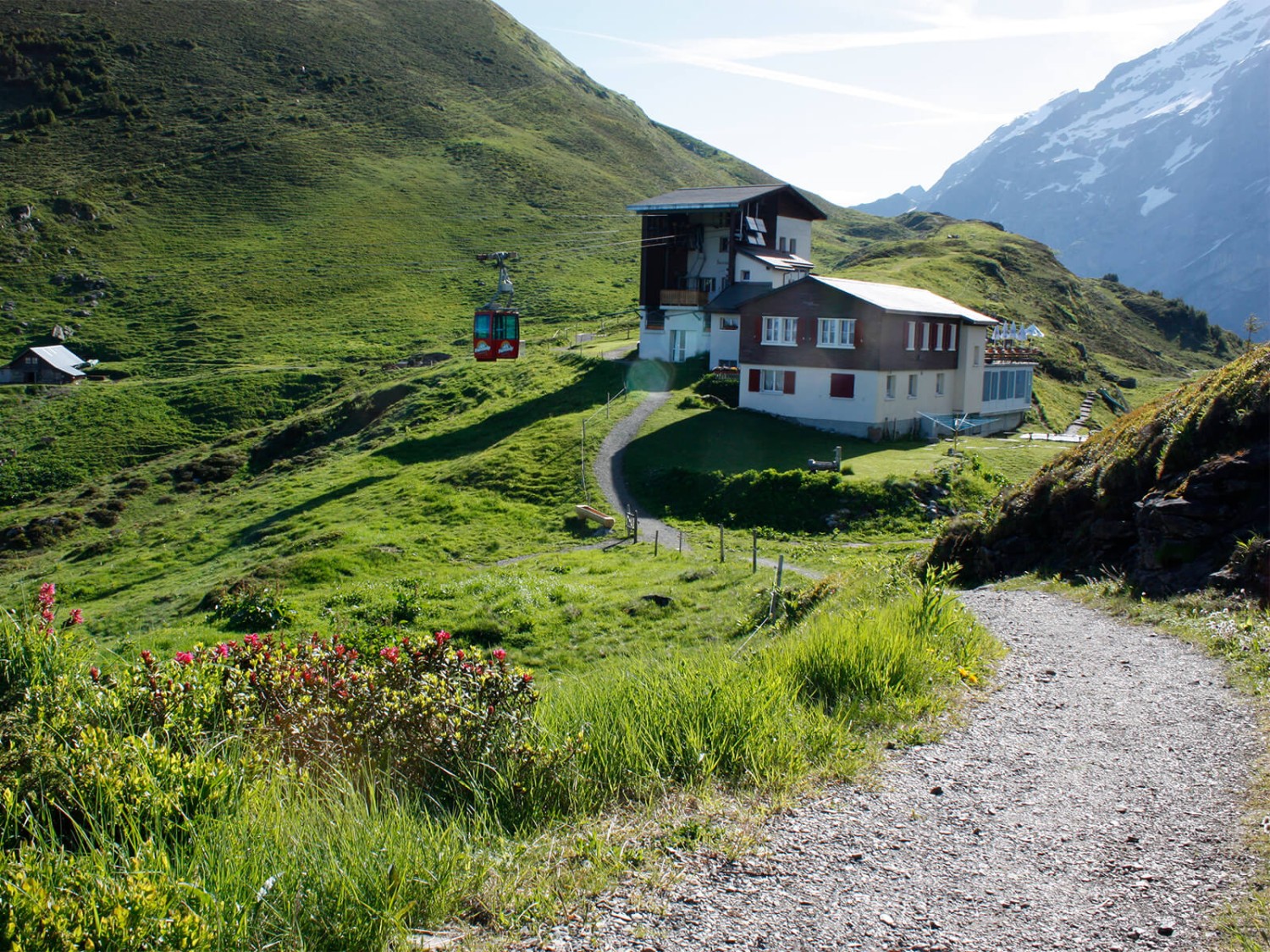 Die Bergstation Fürenalpbahn ist der Ausganspunkt der Wanderung. Bild: Anne-Sophie Scholl