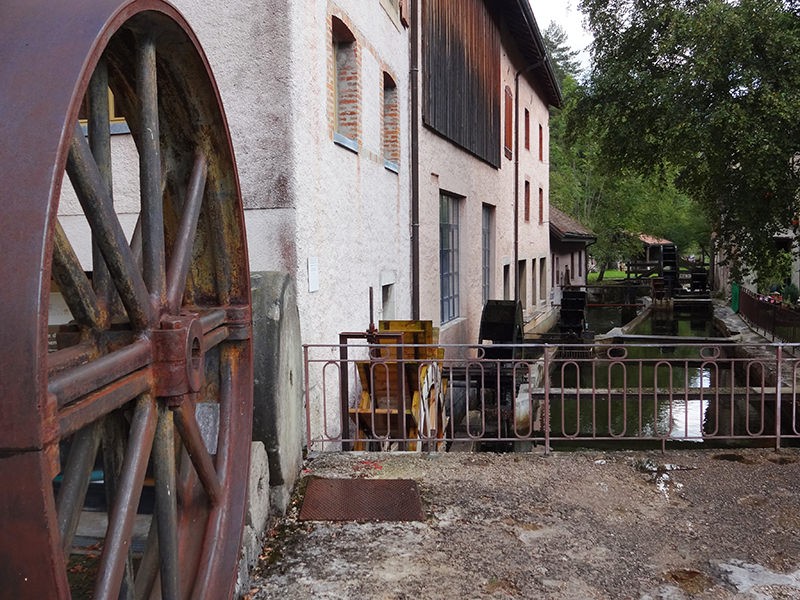 Schon 1495 stand hier eine Schmiede: das Eisen- und Eisenbahnmuseum in Vallorbe. Bilder: Miroslaw Halaba