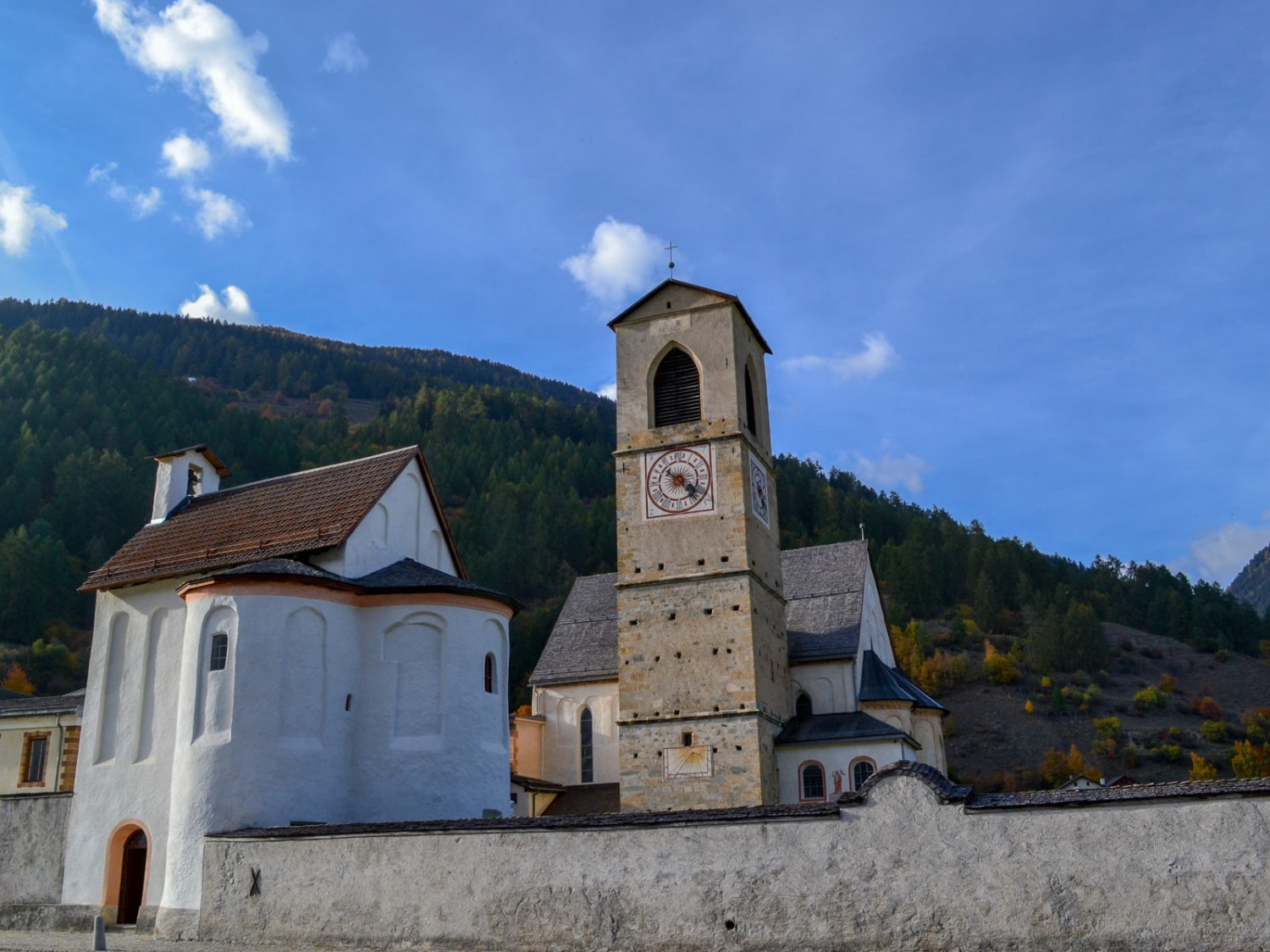 Il monastero Son Jon (San Giovanni) a Müstair fa parte del patrimonio mondiale culturale dell'Unesco. Immagine: Sabine Joss
