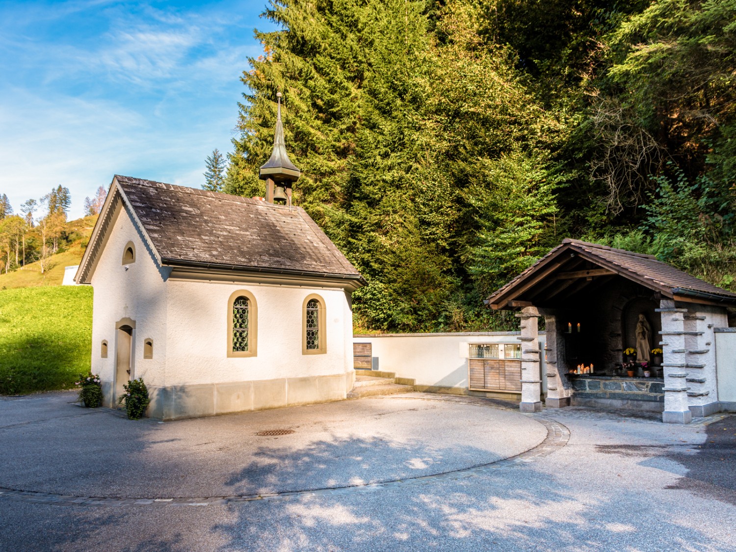 Kapelle Luthern Bad, wo sich auch die Heilquelle befindet. Bild: Franz Ulrich