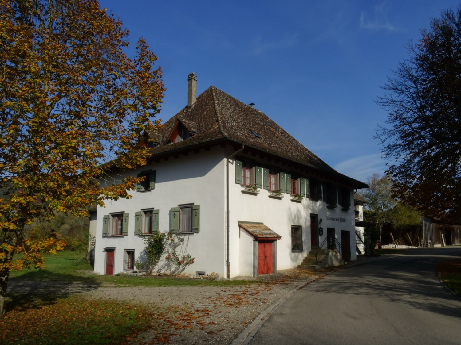 Das Restaurant und Hofgut Mühle in Wunderklingen.