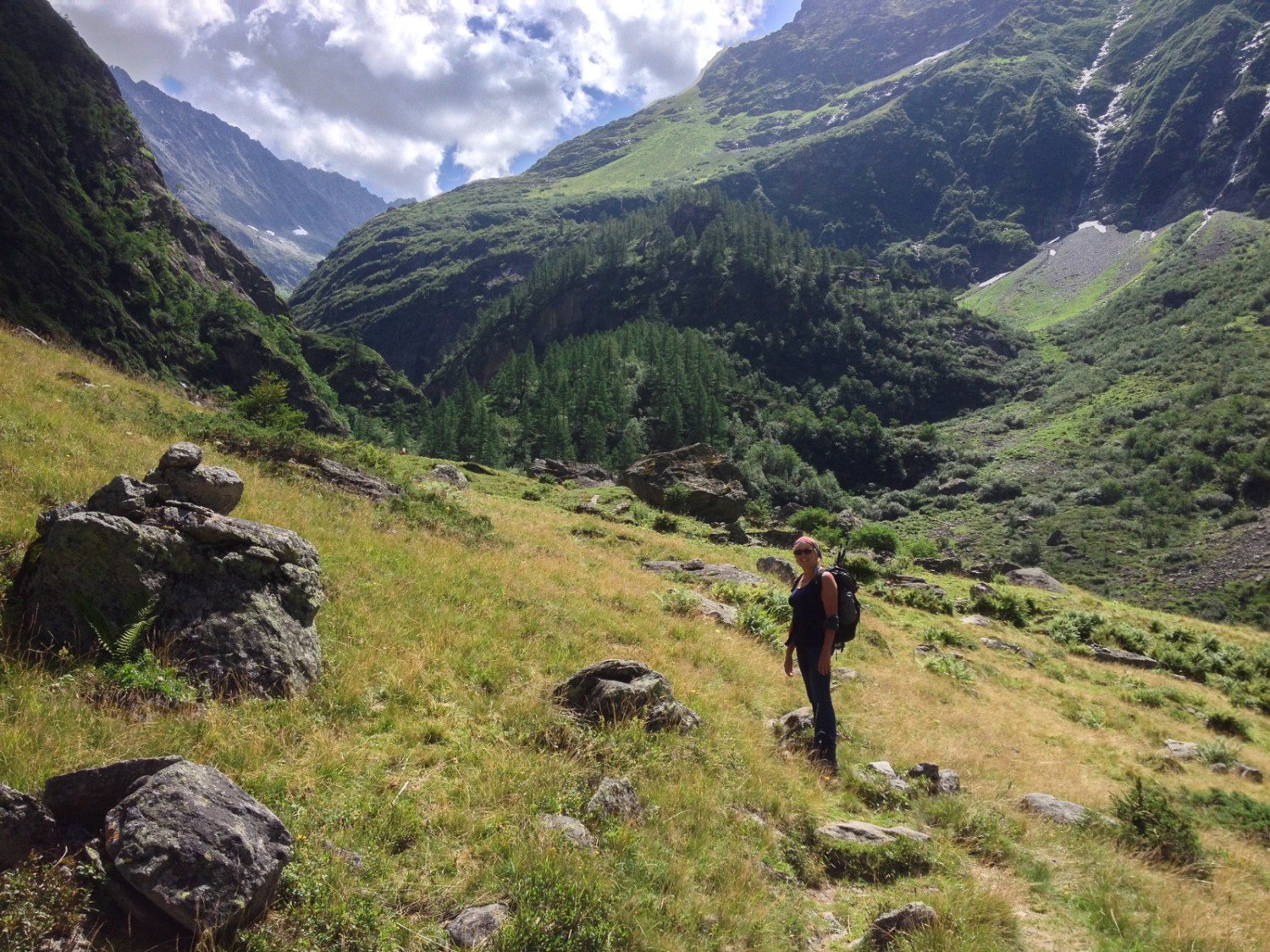 Auf geht es ins wilde Urbachtal. Bilder: Claudia Peter