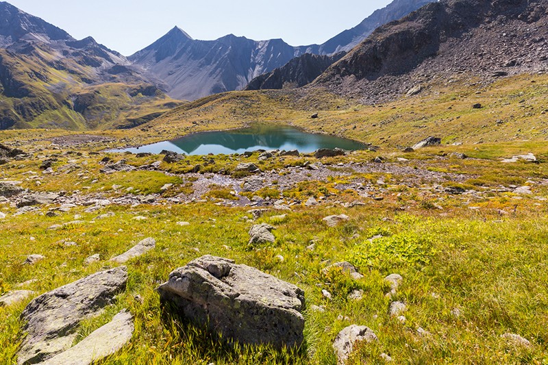 Rast beim Bergsee Murtel da Lai, bevor der grosse Aufstieg beginnt.
Bilder: Daniel Fleuti