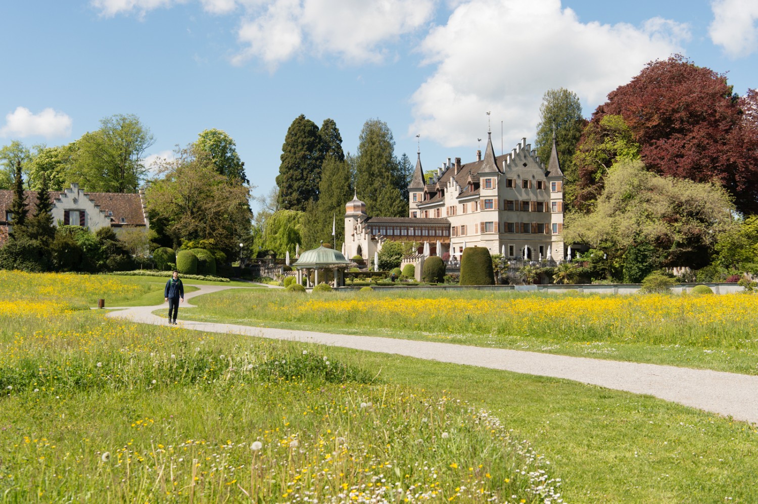 Der Seeburgpark in Kreuzlingen ist die grösste öffentliche Parkanlage am Bodensee.