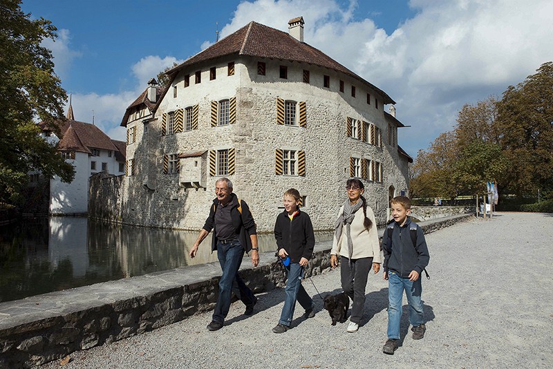 Dal castello di Hallwyl, seguire Hallwilersee fino al castello di Heidegg. Foto: Associazione «I castelli svizzeri»