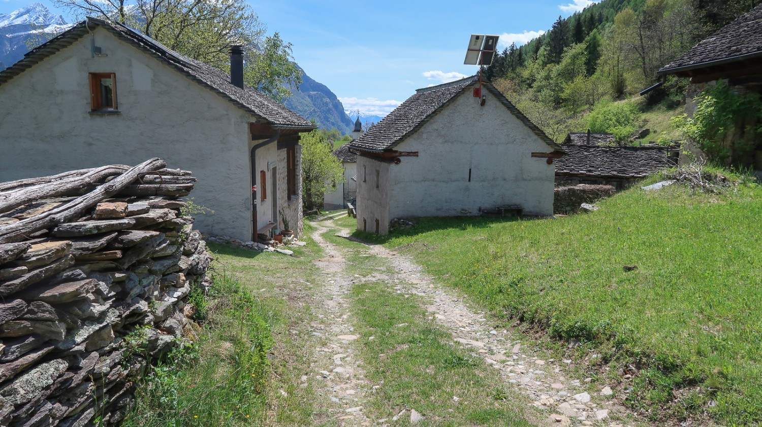 Il villaggio di Navone. Foto: Loïc von Matt