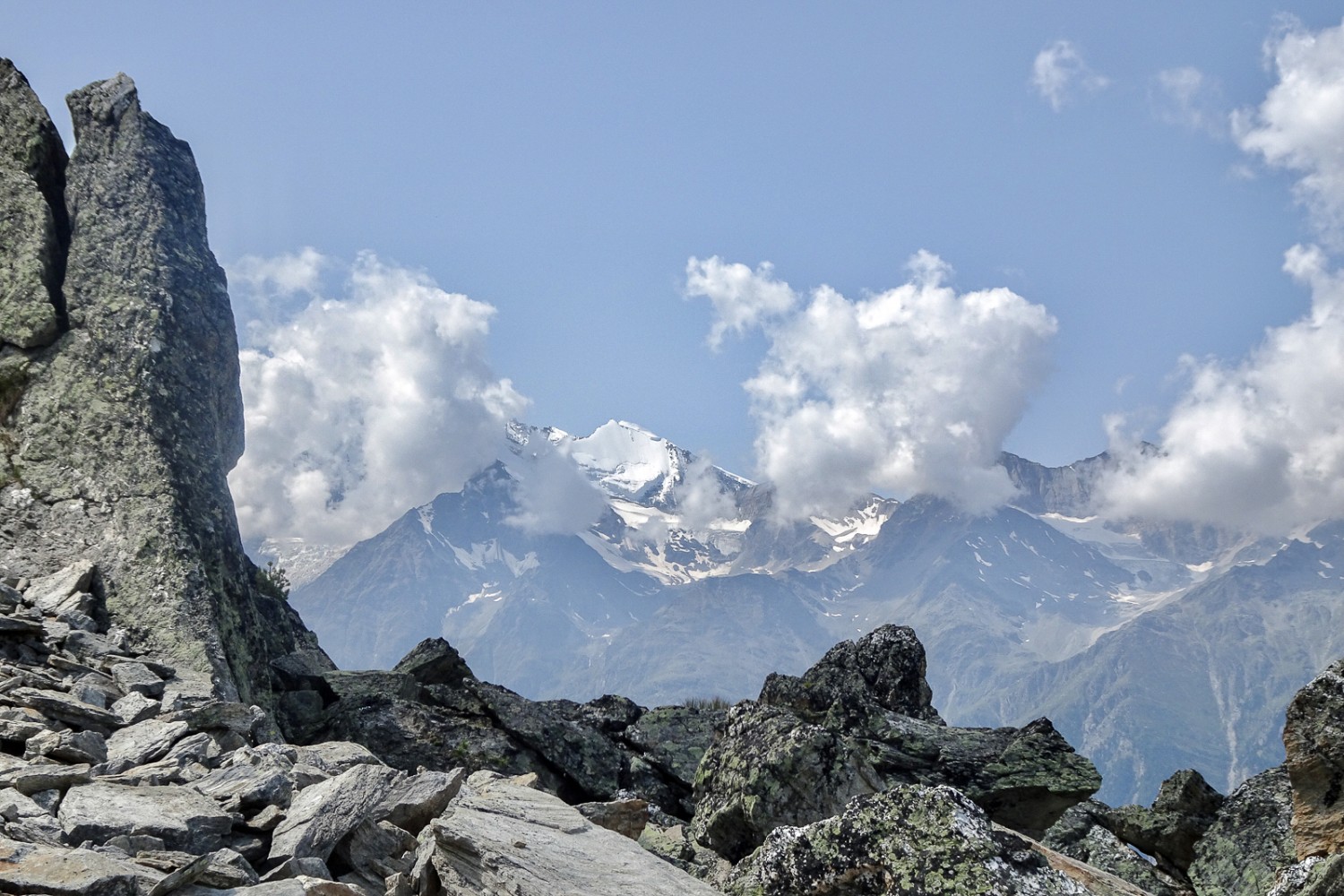 Blick auf das Bishorn. Bild: Pascal Bourquin