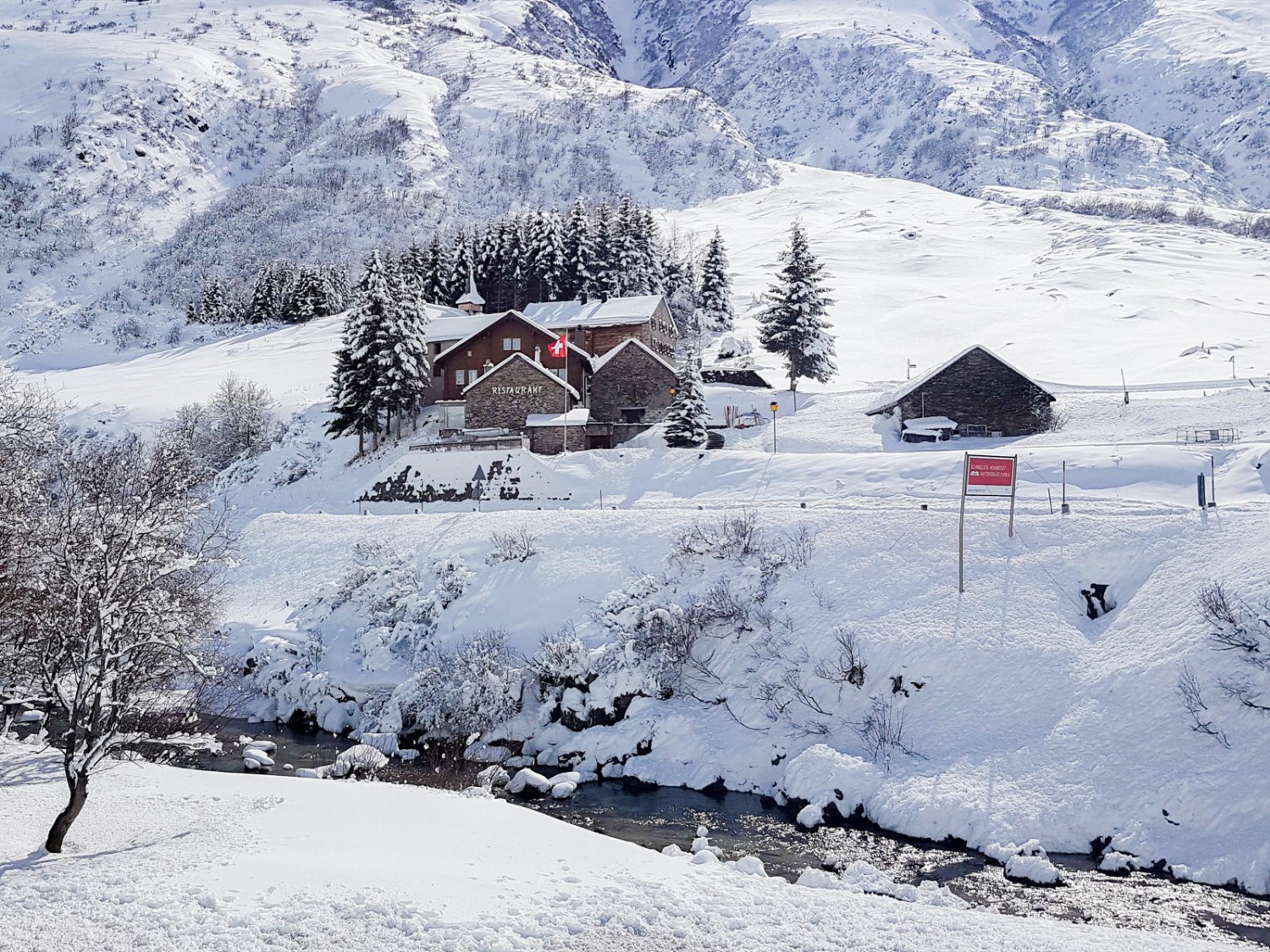Zumdorf, das kleinste Dorf der Schweiz.Bild: Laura Riedi