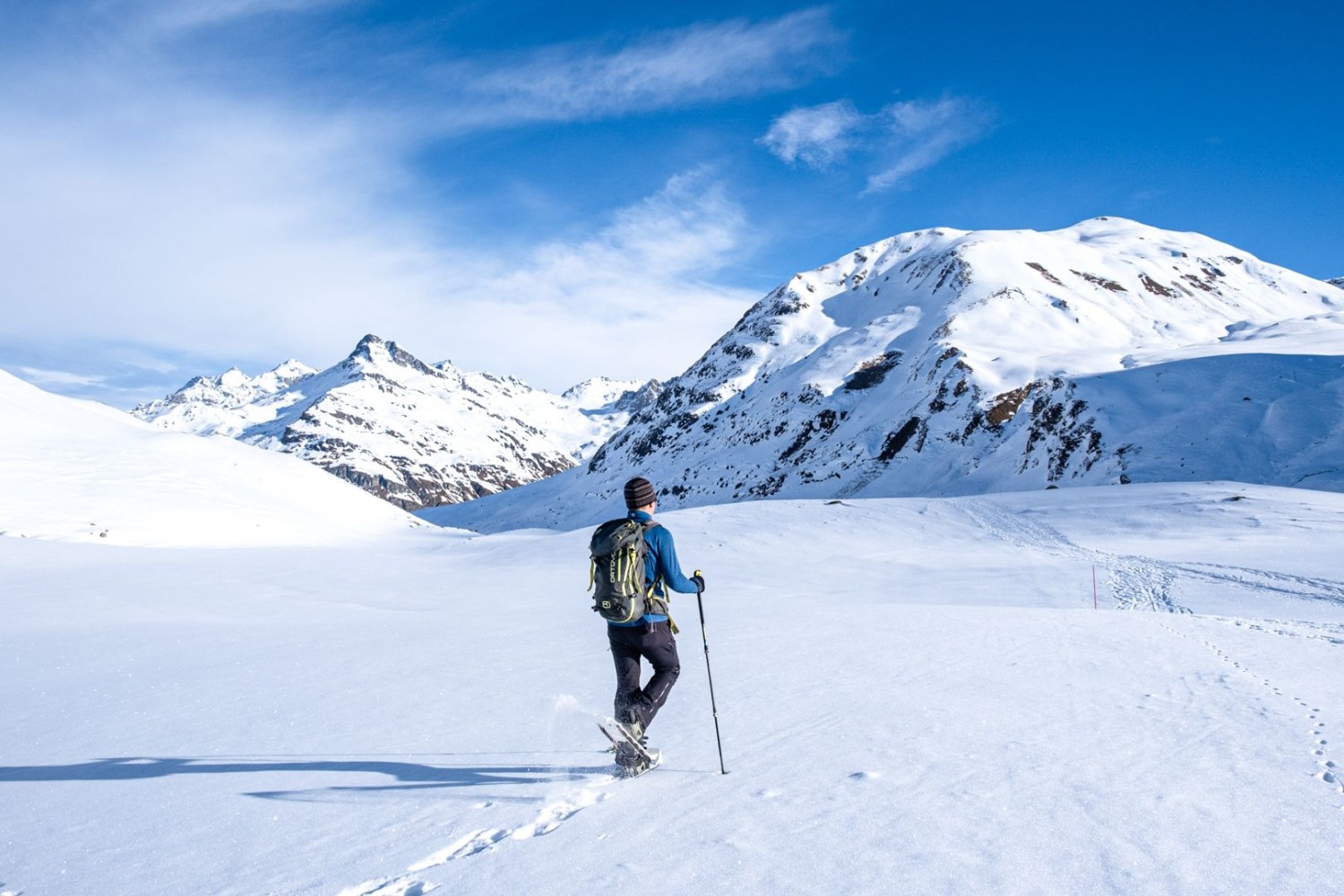 La place ne manque pas pour tracer sa propre voie dans la poudreuse.