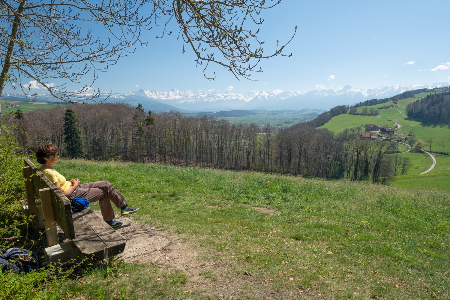 Der Brätliplatz Weissenstein ist perfekt für die Mittagspause. Bild: Markus Ruff