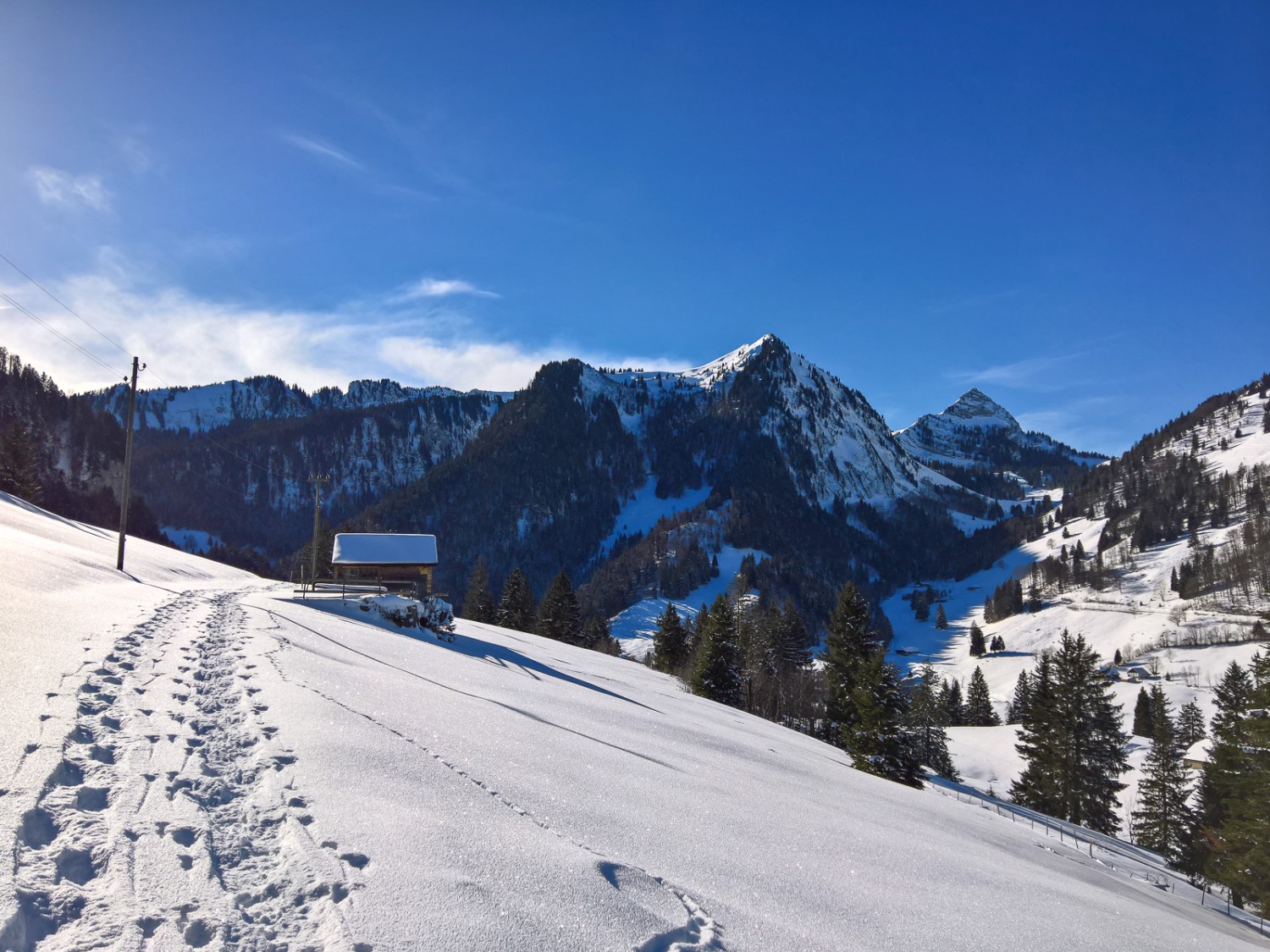 Ein scharfkantiges Panorama oberhalb von Allières: Rechts von den Rochers de Naye ragt die Dent de Jaman in die Höhe. Bilder: Andreas Staeger