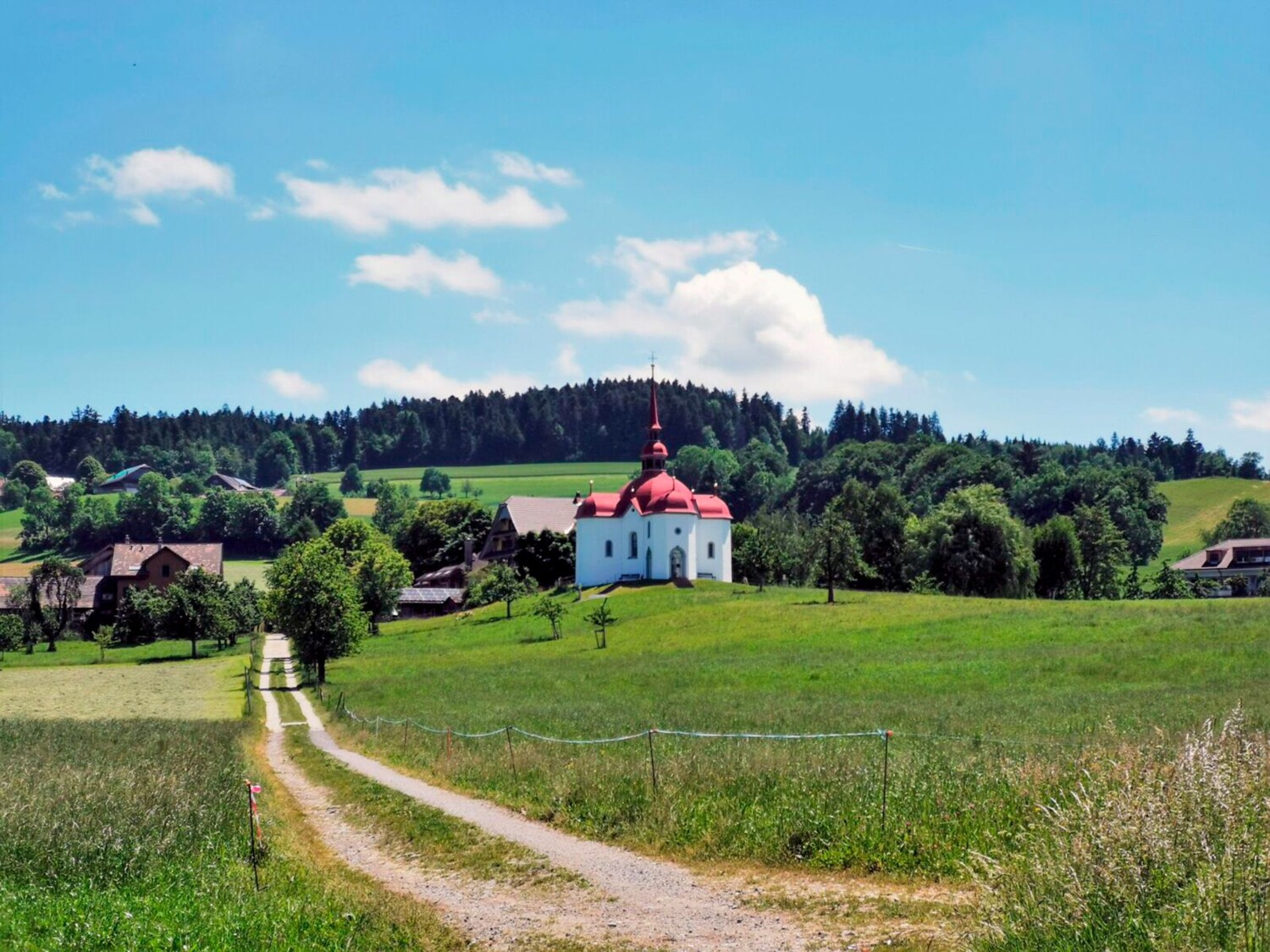 A Buttisholz, la chapelle St. Ottilien est le point d’orgue de cette randonnée.