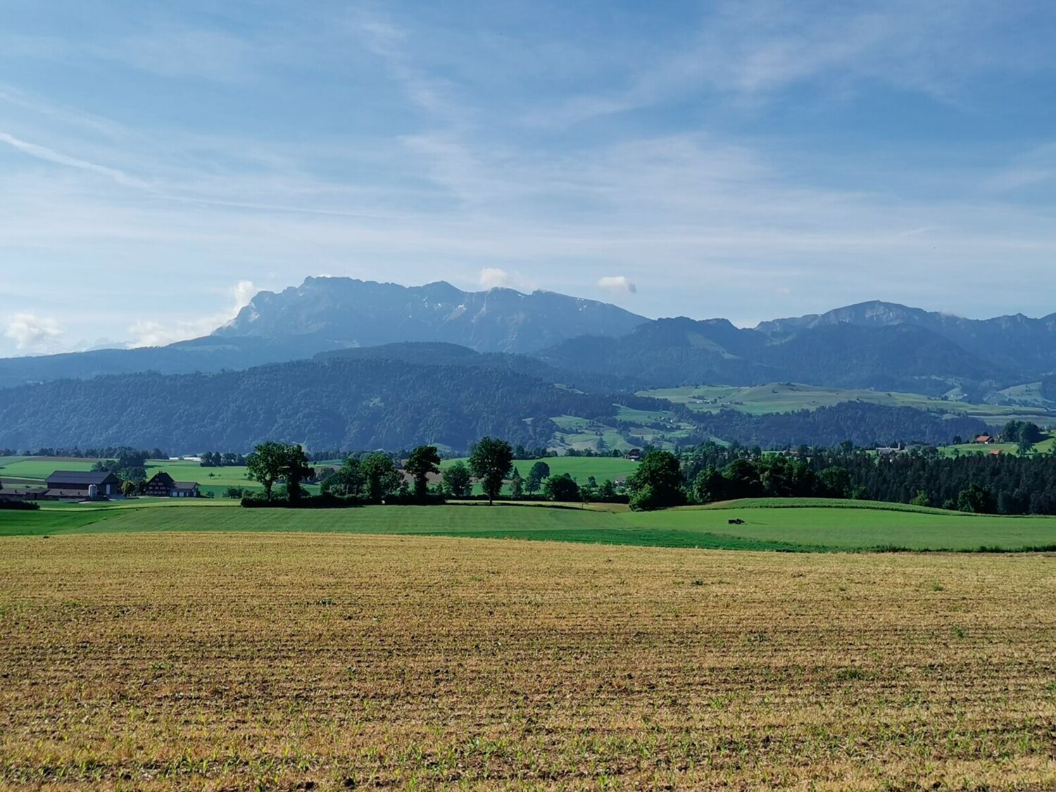 Près de Hueb, vue sur le Pilate