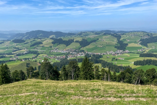 Sommet panoramique en Appenzell