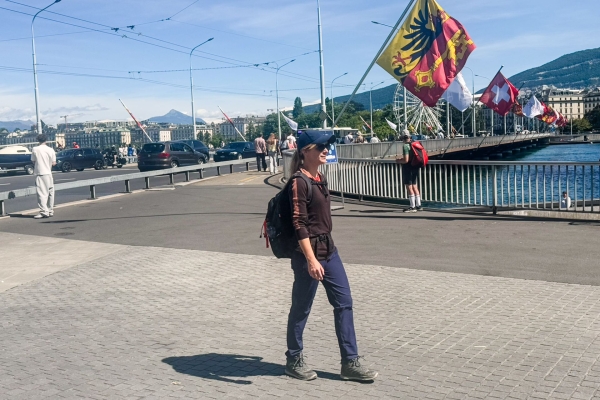 Spazierwanderung zwischen Natur und Stadt