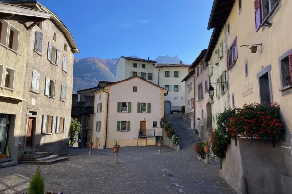 Durch Rebberge und über eine Hängebrücke