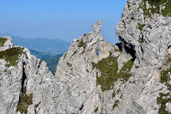 Sur la crête de la Schratteflue