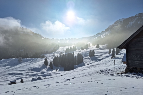 Schneeschuhtour zur Gummenalp