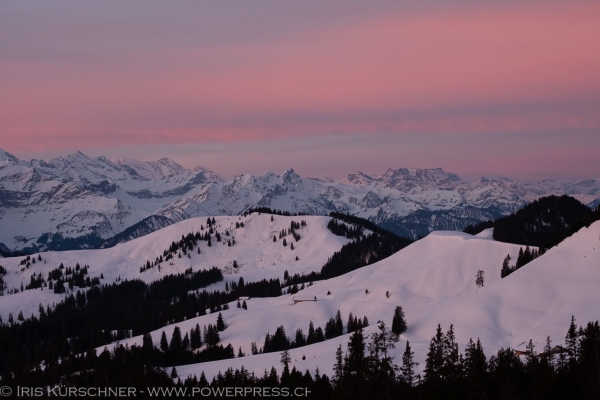Schneeschuhrunde über die Lombachalp